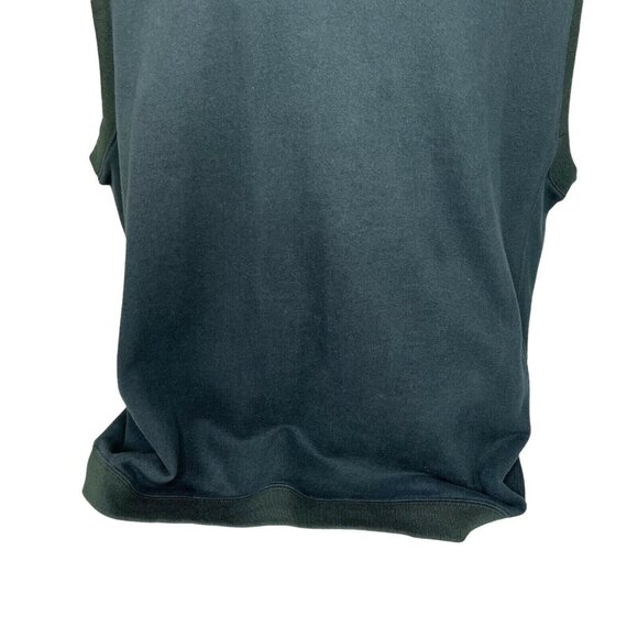Nike Golf Vest Mens XL Dark Blue Green Vneck Pull Over Soft Fleece Inside - Picture 4 of 7